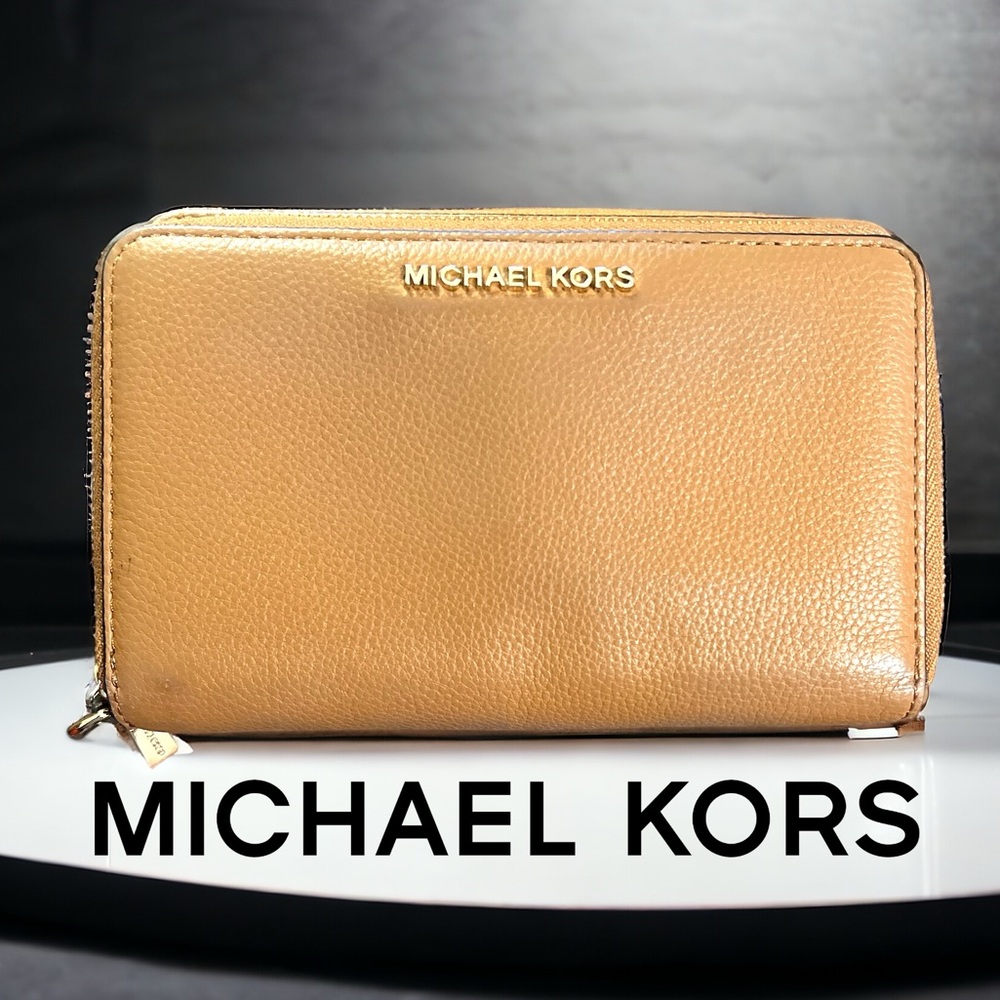 Michael Kors Two Compartment  Leather Wallet